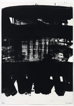 Litografía Soulages - Lithographie 21