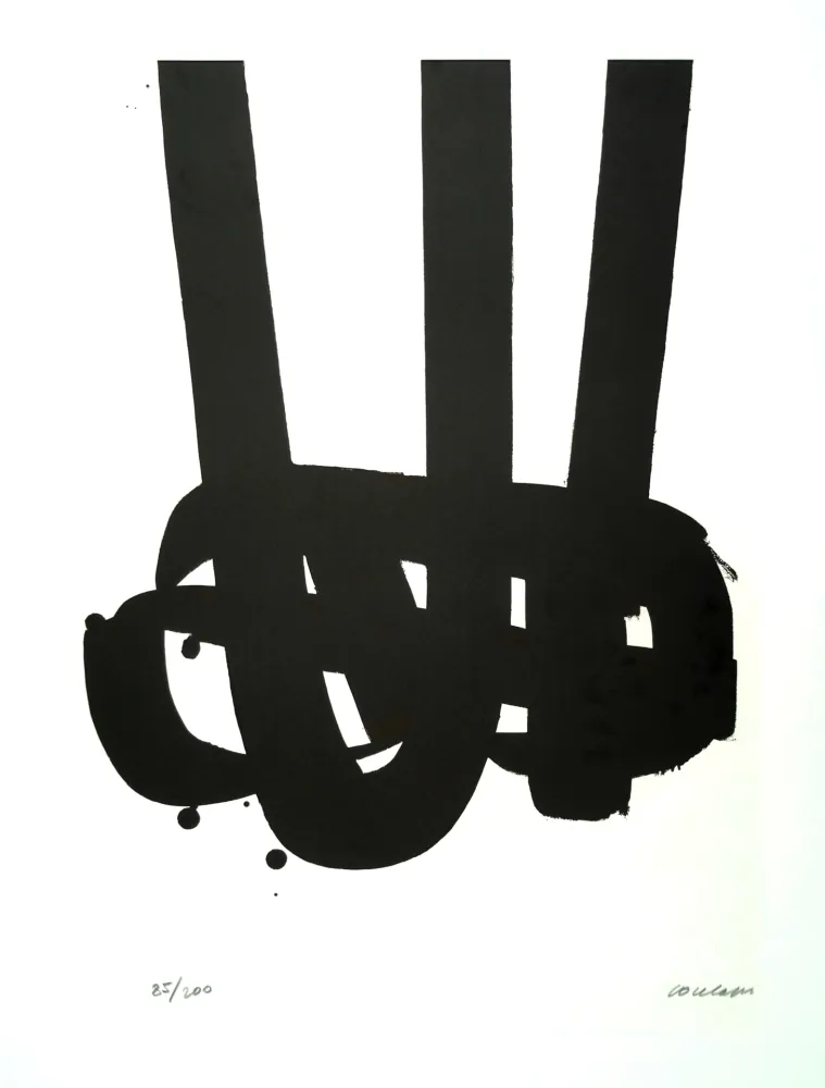 Litografía Soulages - Lithographie 29