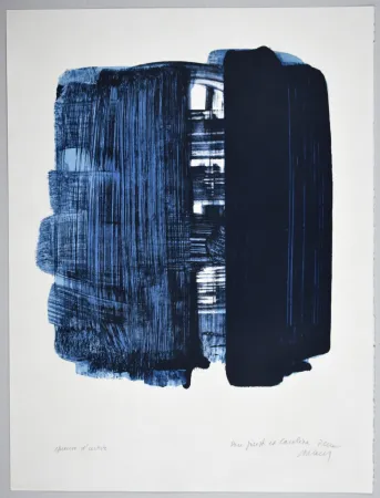 Litografía Soulages - LITHOGRAPHIE 33
