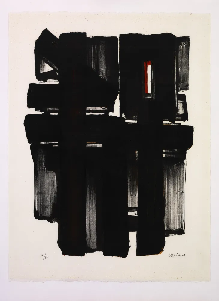 Litografía Soulages - Lithographie II