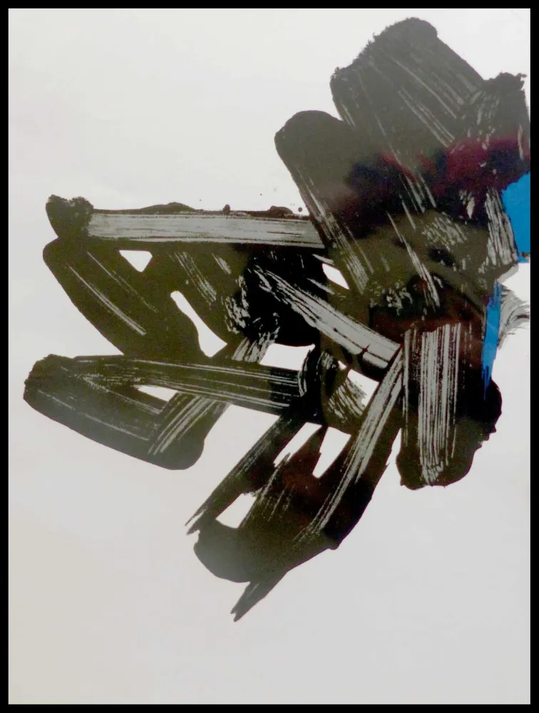 Litografía Soulages - LITHOGRAPHIE N° 17