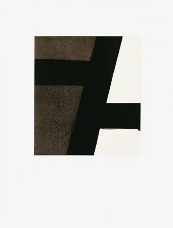 Litografía Soulages - Lithographie n° 21