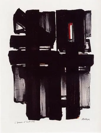 Litografía Soulages - Lithographie n°2
