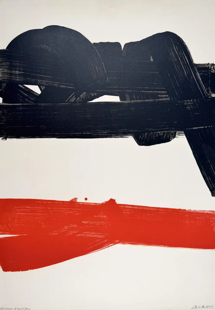 Litografía Soulages - Lithographie n°27 