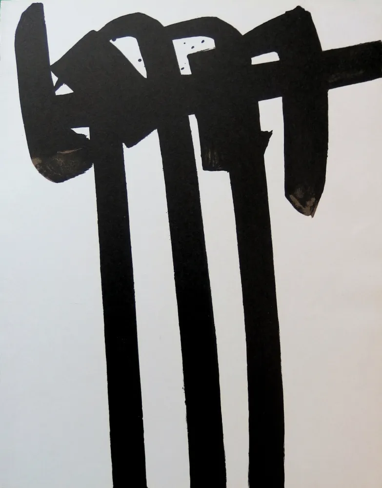 Litografía Soulages - Lithographie n°28