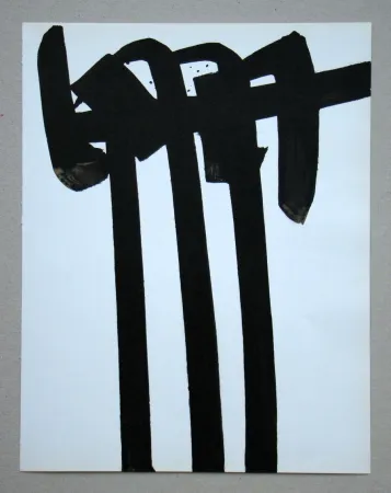 Litografía Soulages - Lithographie  n°28