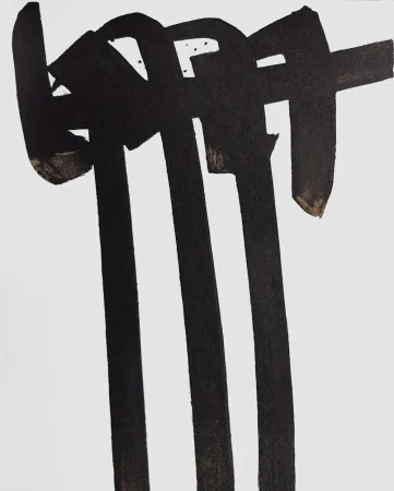 Litografía Soulages - Lithographie n°28