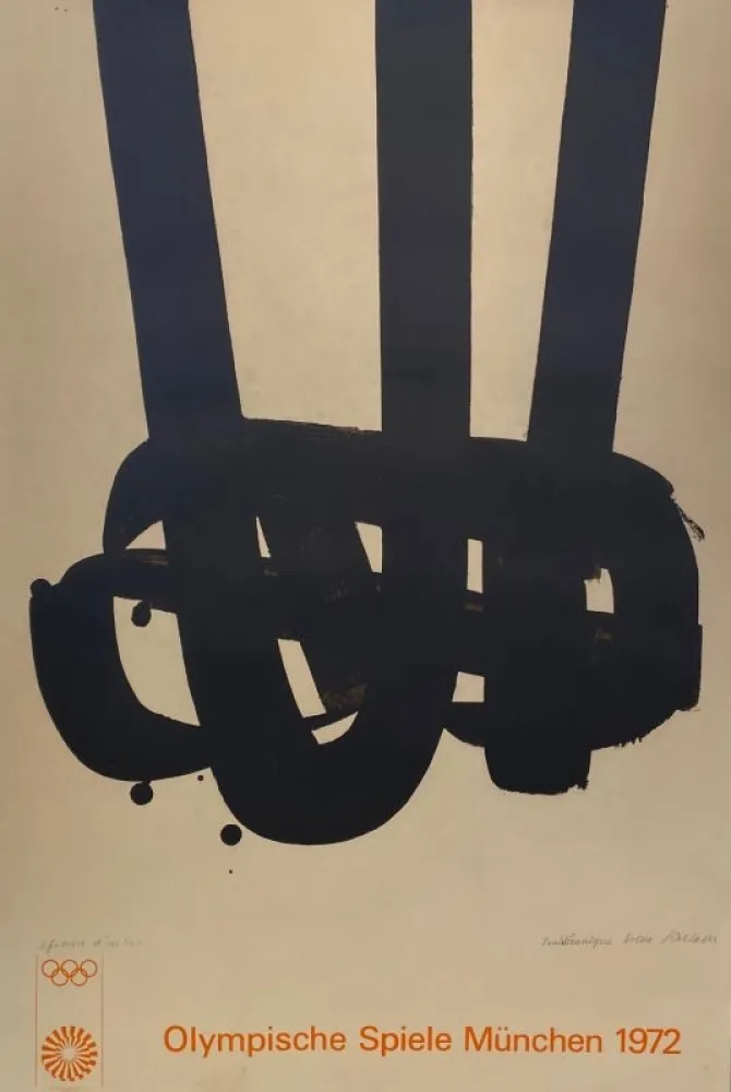 Litografía Soulages - Lithographie n°29 