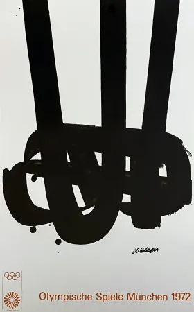 Litografía Soulages - Lithographie n°29, 1972 - Mourlot edition