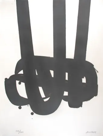 Litografía Soulages - Lithographie n°29