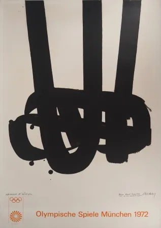 Litografía Soulages - Lithographie n°29 - Signée au crayon