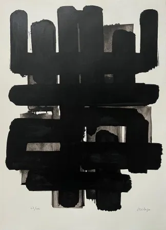 Litografía Soulages - Lithographie n°3 
