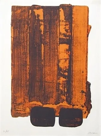 Litografía Soulages - Lithographie n°34