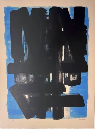 Litografía Soulages - Lithographie n°5 