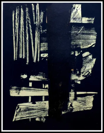 Sin Técnico Soulages - Lithographie N°9