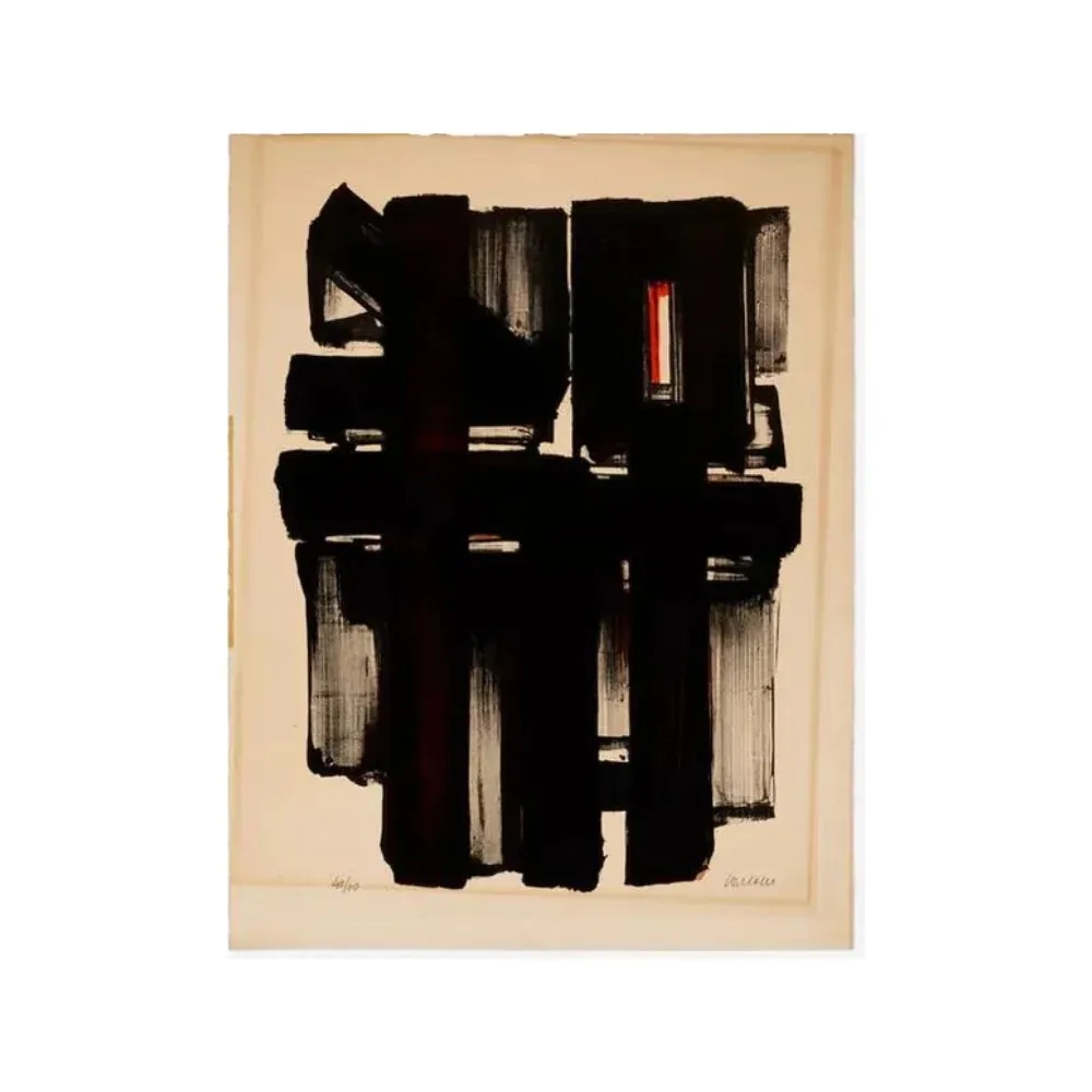Litografía Soulages - Lithographie No. 2, 1957