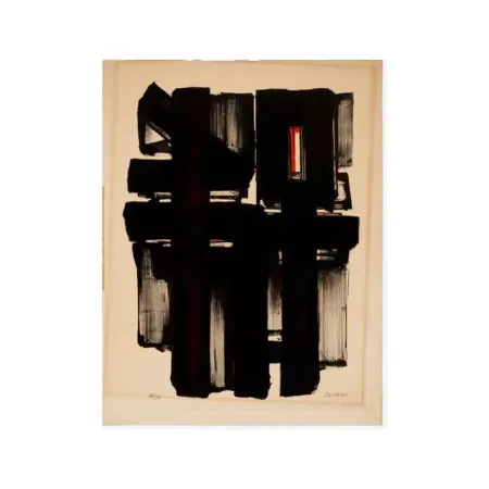 Litografía Soulages - Lithographie No. 2, 1957