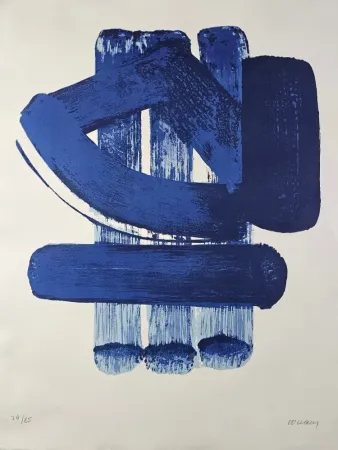 Litografía Soulages - Lithographie No 37