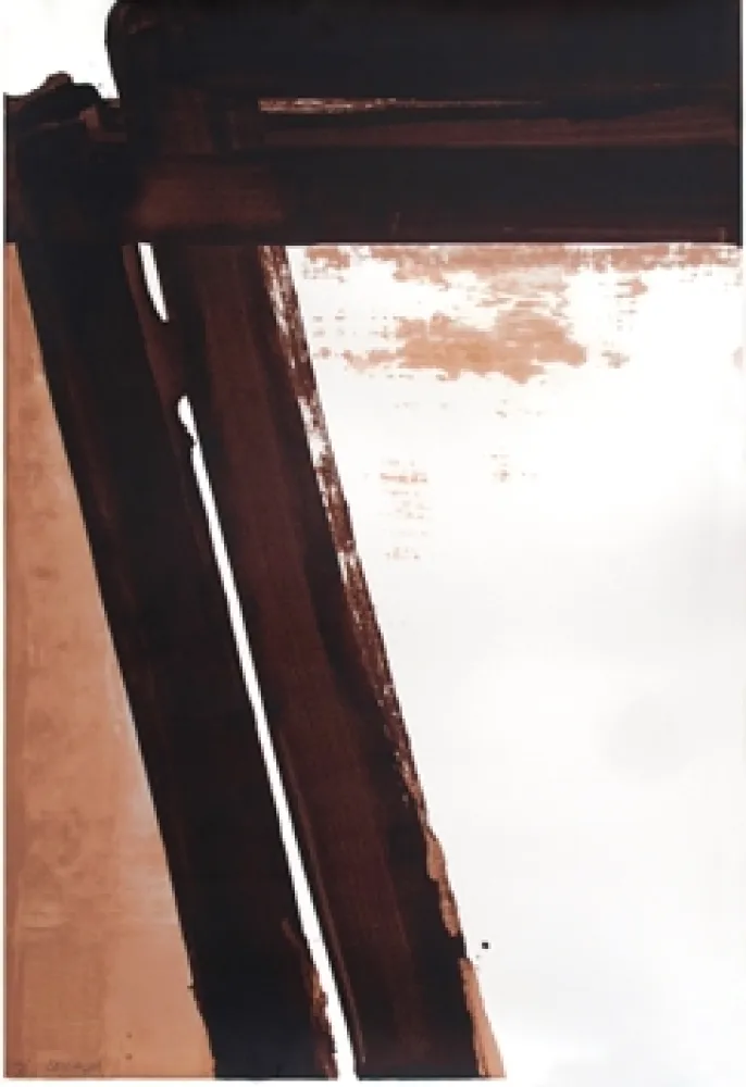 Serigrafía Soulages - Sérigraphie 15