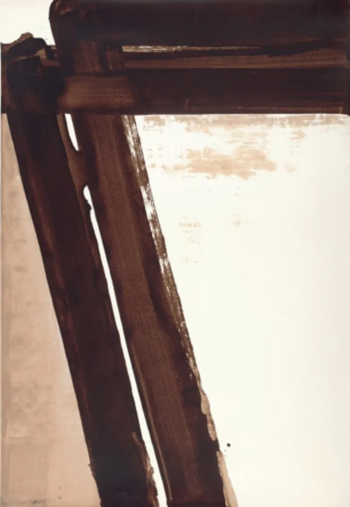 Serigrafía Soulages - Sérigraphie n°15