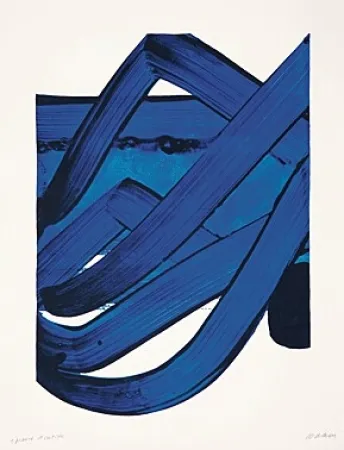 Serigrafía Soulages - Sérigraphie N°18