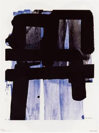 Serigrafía Soulages - Serigraphie n°2