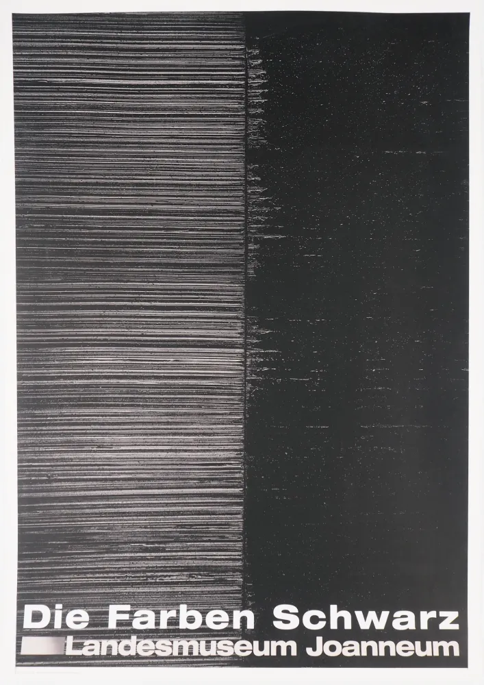Serigrafía Soulages - Sérigraphie n°25