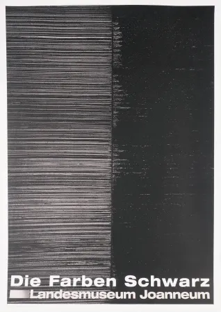 Serigrafía Soulages - Sérigraphie n°25