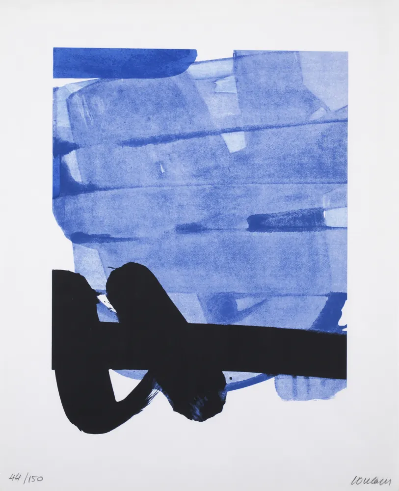 Serigrafía Soulages - Sérigraphie No 8