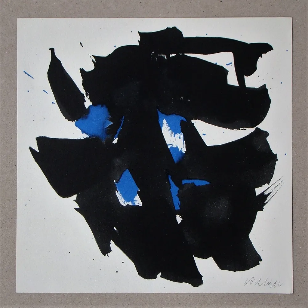Litografía Soulages - Untitled