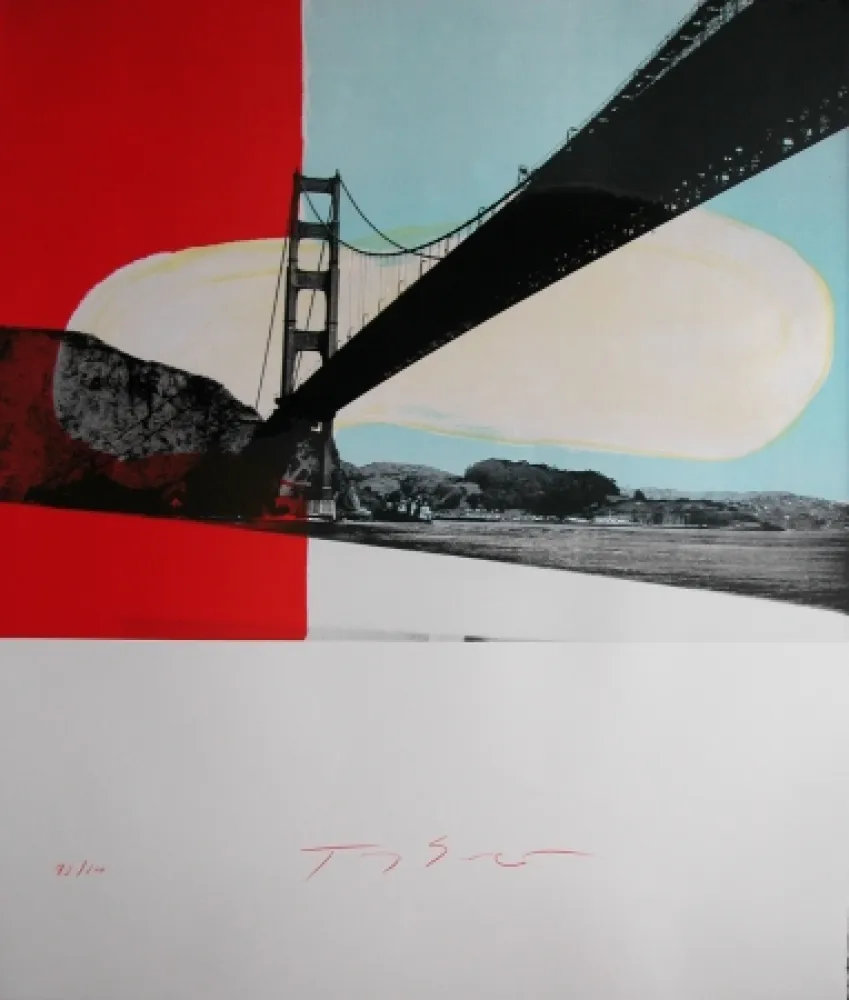 Litografía Soulie - GOLDEN GATE lithographie de Tony SOULIE