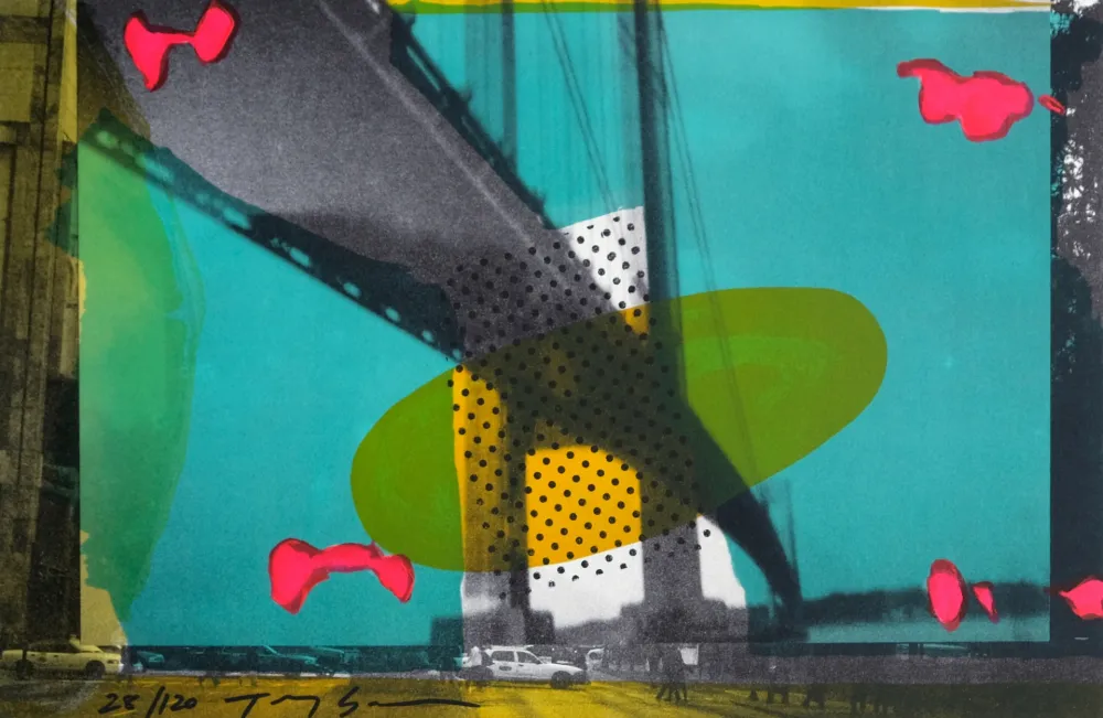 Litografía Soulie - Portail d'Or