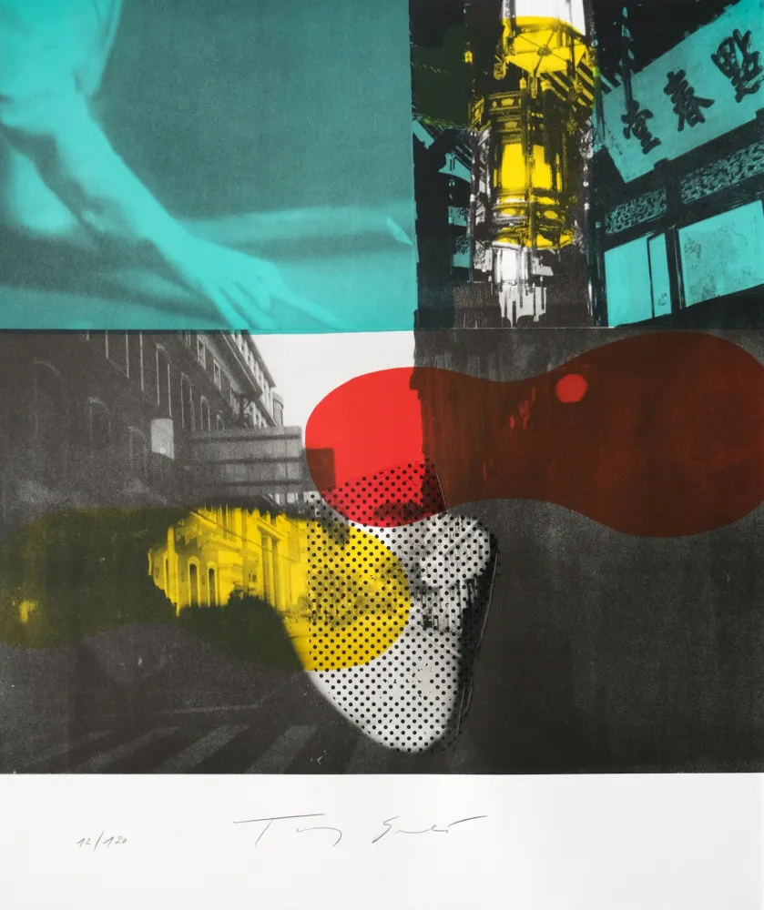 Litografía Soulie - Shanghai Nocturne