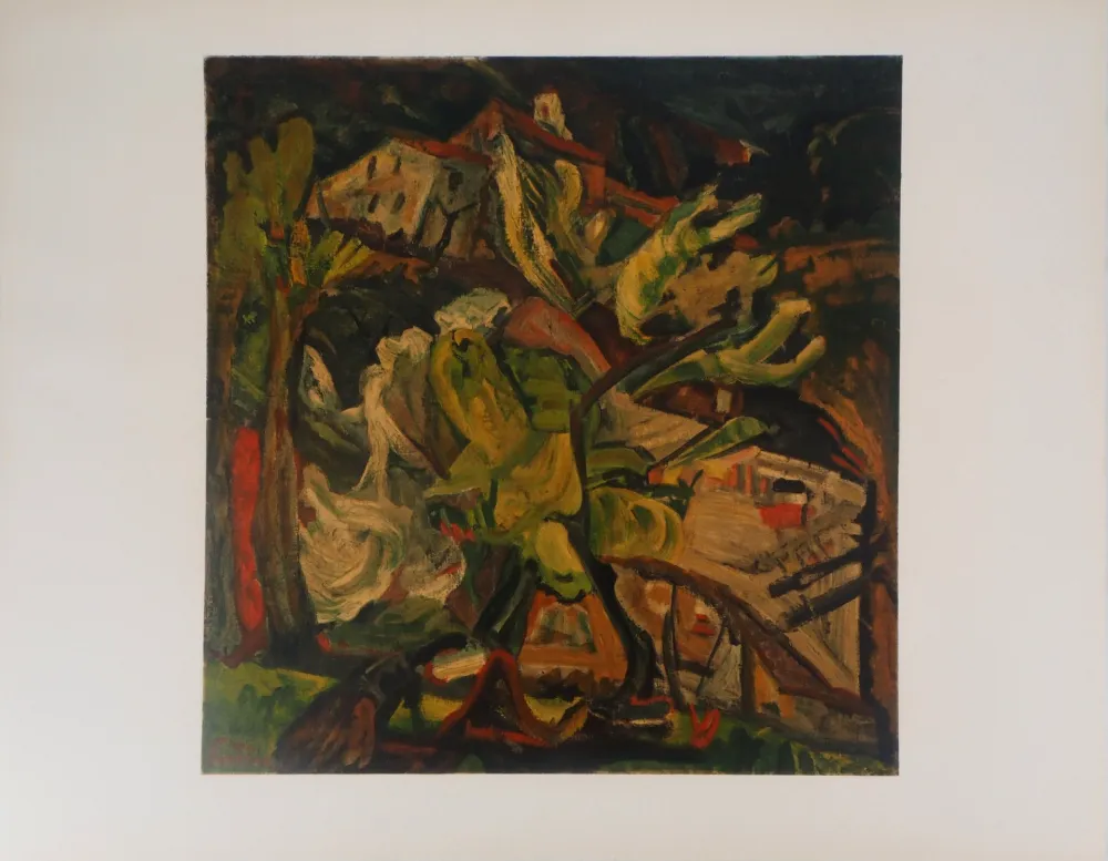 Litografía Soutine - Colline à Cagnes sur Mer