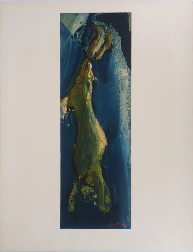 Litografía Soutine - Lièvre pendu