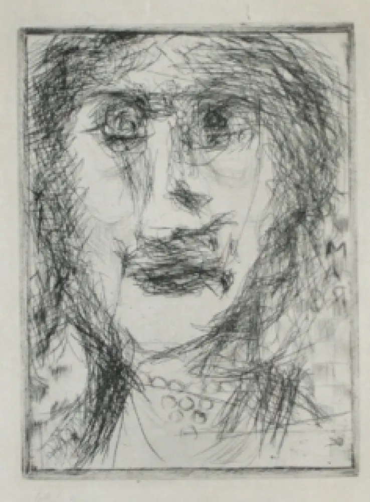 Aguafuerte Soutter - Mars