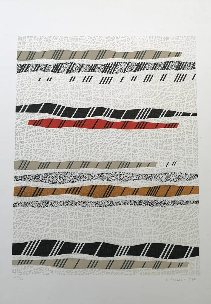 Grabado En Madera Spacal - Colline carsiche