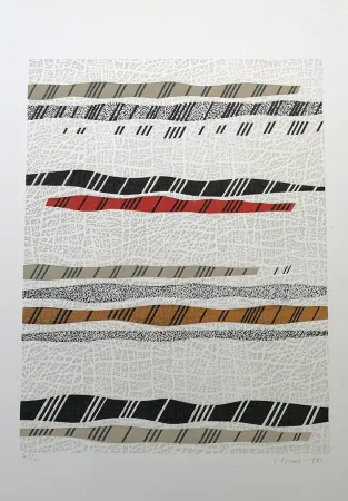 Grabado En Madera Spacal - Colline carsiche