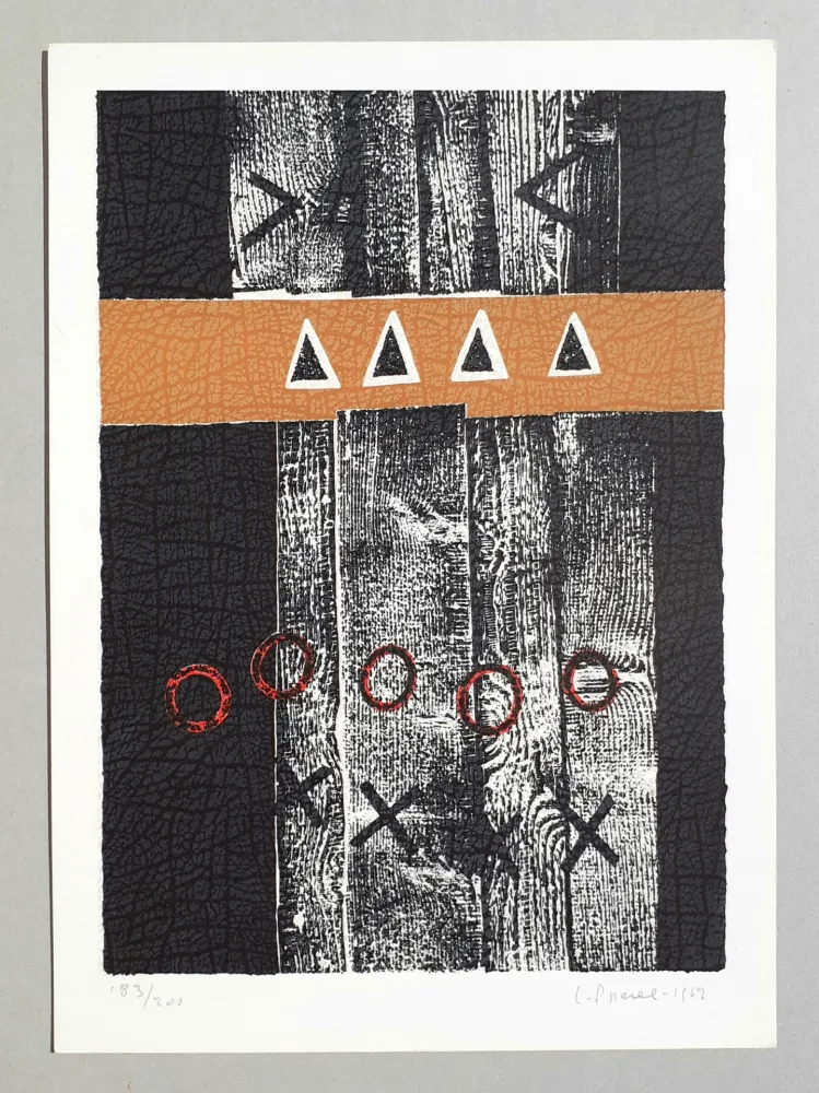 Linograbado Spacal - Composizione