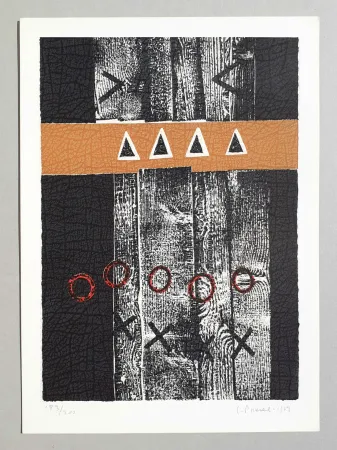 Linograbado Spacal - Composizione