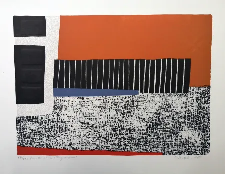 Grabado En Madera Spacal - Quando il cielo si tinge di fuoco