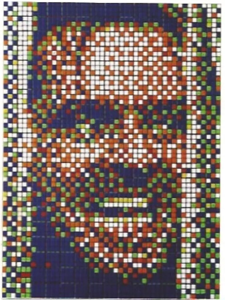 Serigrafía Space Invader - Rubik Kubrick II