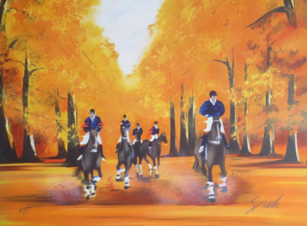 Litografía Spahn - 4 saisons album