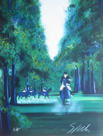 Litografía Spahn - 4 saisons album