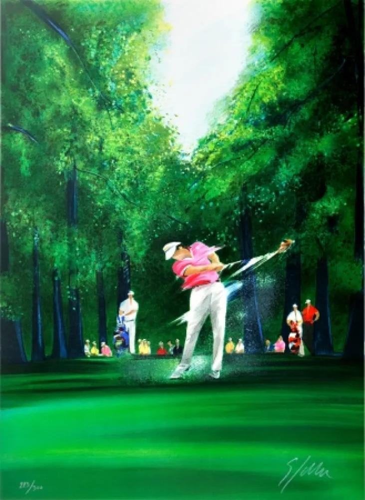 Litografía Spahn - Open de France