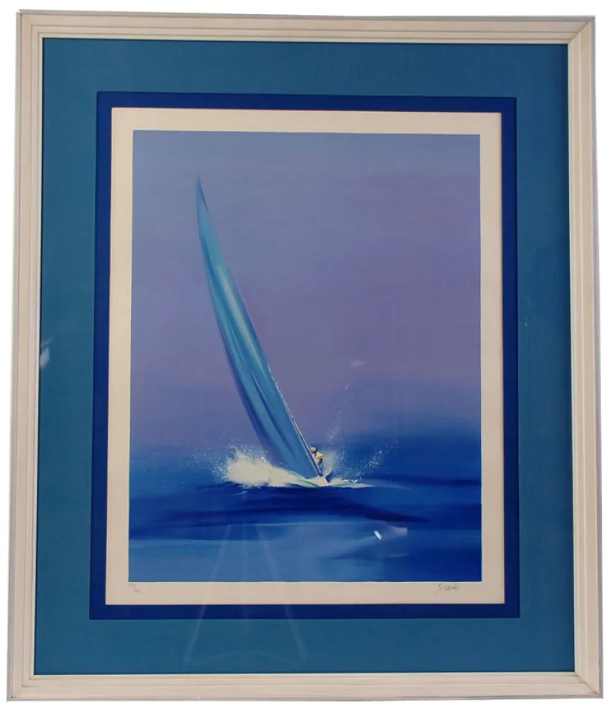 Litografía Spahn - Voile mauve