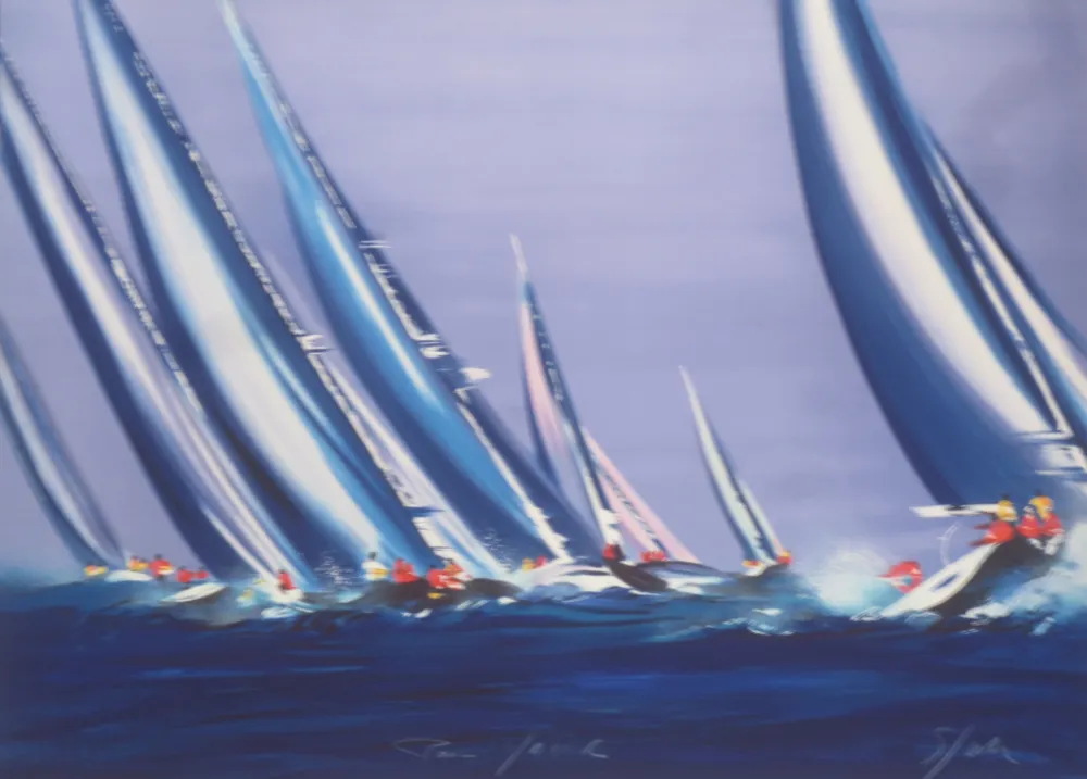 Litografía Spahn - Voile mauve