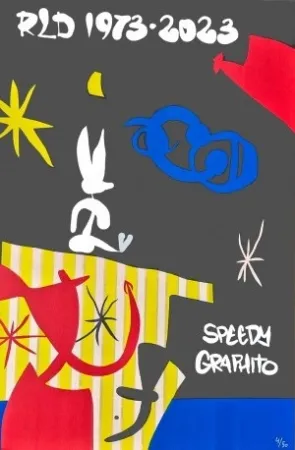 Cartel Speedy Graphito - Affiche 50 ans Atelier RLD