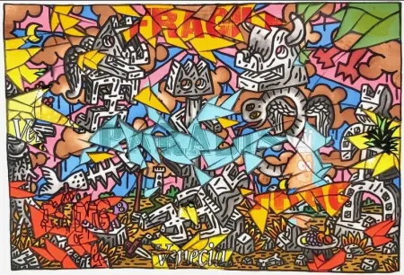 Grabado Speedy Graphito - Fragile paradise