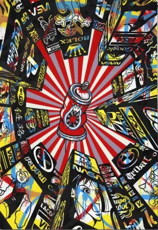 Serigrafía Speedy Graphito - Home Street Home (Red)